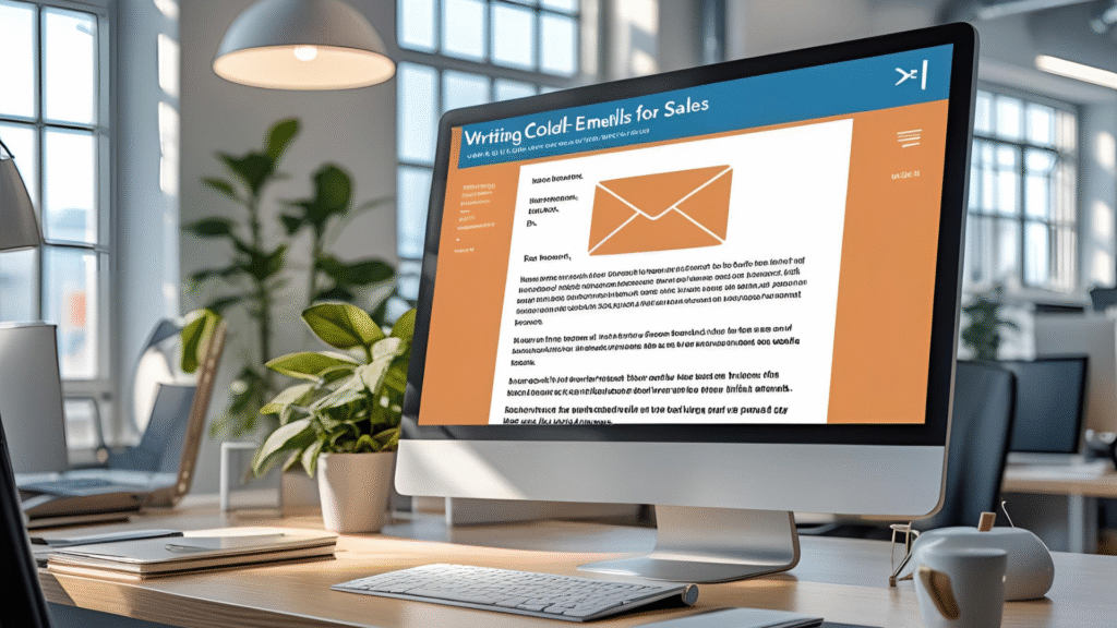 Email example showing how to write cold emails for sales